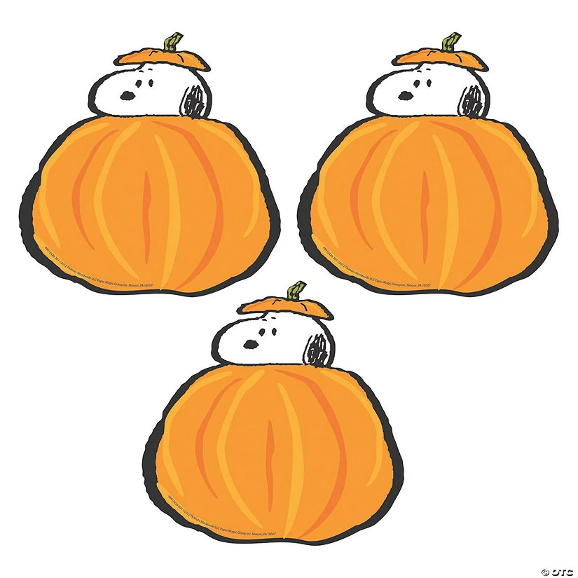 Eureka® Peanuts® Fall Pumpkins Bulletin Board Cutouts - 36 Pc. 3 Eureka® Peanuts® Fall Pumpkins Bulletin Board Cutouts - 36 Pc.