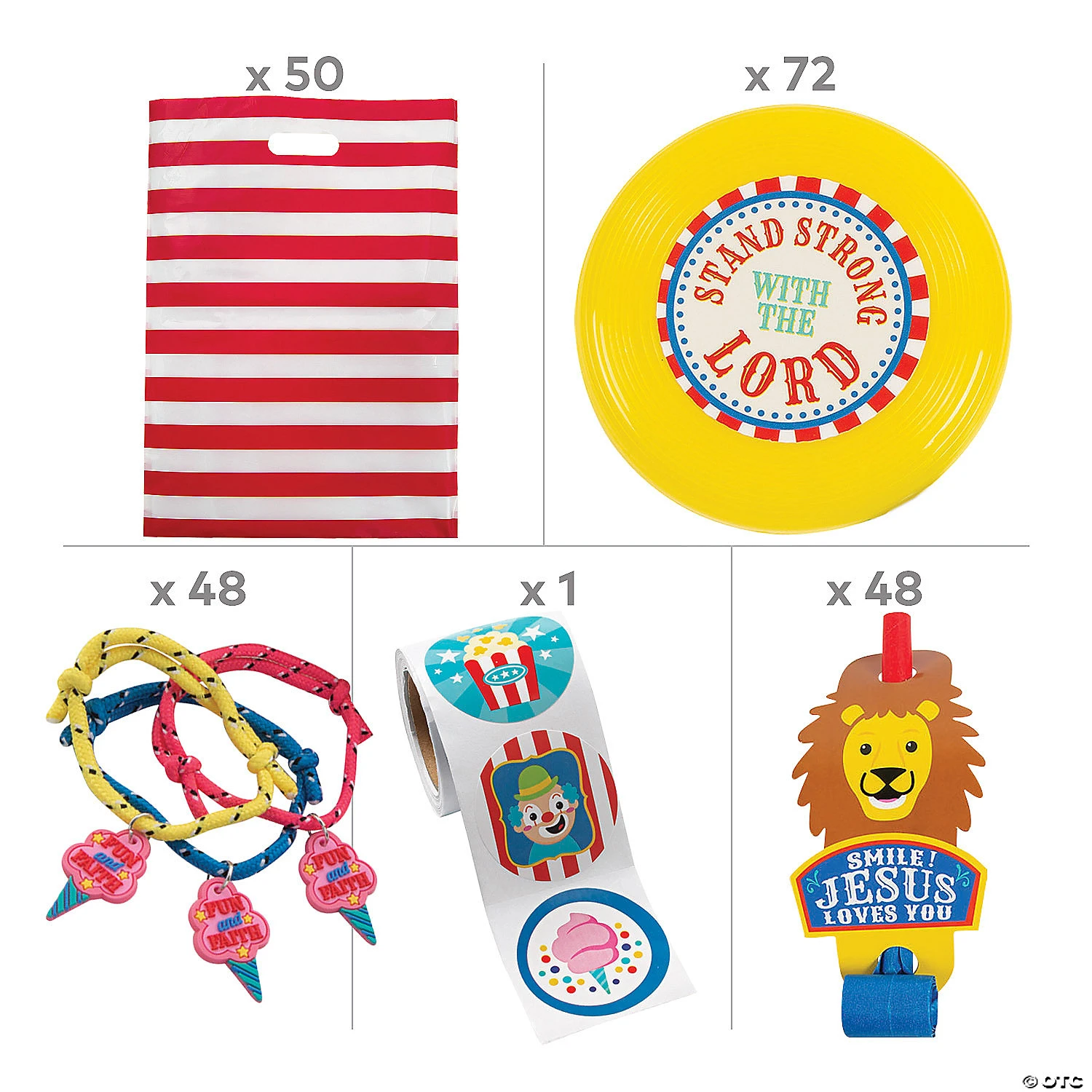 Faith Carnival Handout Kit for 48 4 Faith Carnival Handout Kit for 48 - Image 2