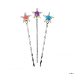 Flashing Star Wands - 12 Pc. -Cheap Halloween decorations Store flashing star wands 12 pc 23 190 a01