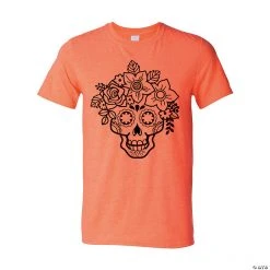 Floral Sugar Skull Adult’s T-Shirt