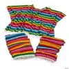 Fun Fiesta Ponchos - 12 Pc. -Cheap Halloween decorations Store fun fiesta ponchos 12 pc 13955226
