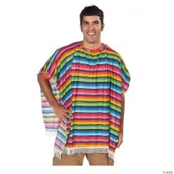Fun Fiesta Ponchos - 12 Pc. -Cheap Halloween decorations Store fun fiesta ponchos 12 pc 13955226 a01