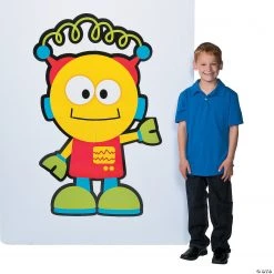 Giant Robot Cutouts - 6 Pc. -Cheap Halloween decorations Store giant robot cutouts 6 pc 13733822 a03