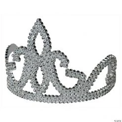 Girl's Silver Plastic Tiara