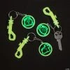 Glow-in-the-Dark Halloween Christian Pumpkin Backpack Clip Keychains - 12 Pc. -Cheap Halloween decorations Store glow in the dark halloween christian pumpkin backpack clip keychains 12 pc 13983010