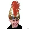 Gold Deluxe Turban with Plume -Cheap Halloween decorations Store gold deluxe turban with plumega21gd