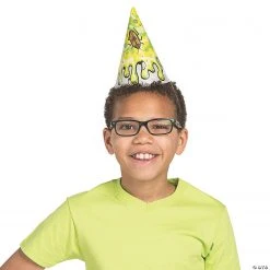 Gross Slime Cone Party Hats - 12 Pc. -Cheap Halloween decorations Store gross slime cone party hats 12 pc 13845585 a01