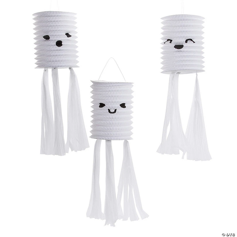 Halloween Ghost Hanging Decorations - 3 Pc. 3 Halloween Ghost Hanging Decorations - 3 Pc.