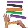 Halloween Glitter Slap Bracelets - 12 Pc. -Cheap Halloween decorations Store halloween glitter slap bracelets 12 pc 13846670