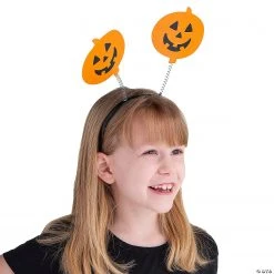 Halloween Jack-O’-Lantern Head Boppers - 12 Pc. -Cheap Halloween decorations Store halloween jack o lantern head boppers 12 pc 13981291 a01