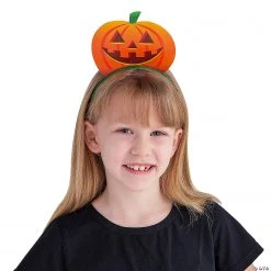 Halloween Jack-o-Lantern Headbands - 50 Pc. 5 Halloween Jack-o-Lantern Headbands - 50 Pc. -Cheap Halloween decorations Store halloween jack o lantern headbands 50 pc 13981292 a01