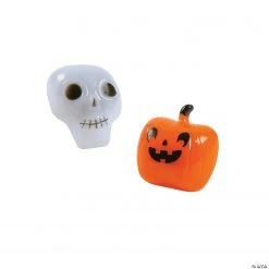 Halloween LED Light-Up Rings - 12 Pc. -Cheap Halloween decorations Store halloween led light up rings 12 pc 13907853 a01