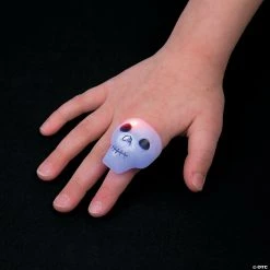 Halloween LED Light-Up Rings - 12 Pc. -Cheap Halloween decorations Store halloween led light up rings 12 pc 13907853 a02