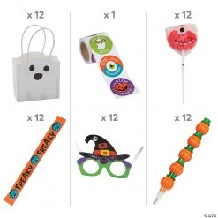 Halloween Party Handout Kit for 12 Guests 5 Halloween Party Handout Kit for 12 Guests -Cheap Halloween decorations Store halloween party handout kit for 12 guests14114018 a01