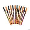 Halloween Print Stick Pen Assortment - 72 Pc. -Cheap Halloween decorations Store halloween print stick pen assortment 72 pc 25 6225