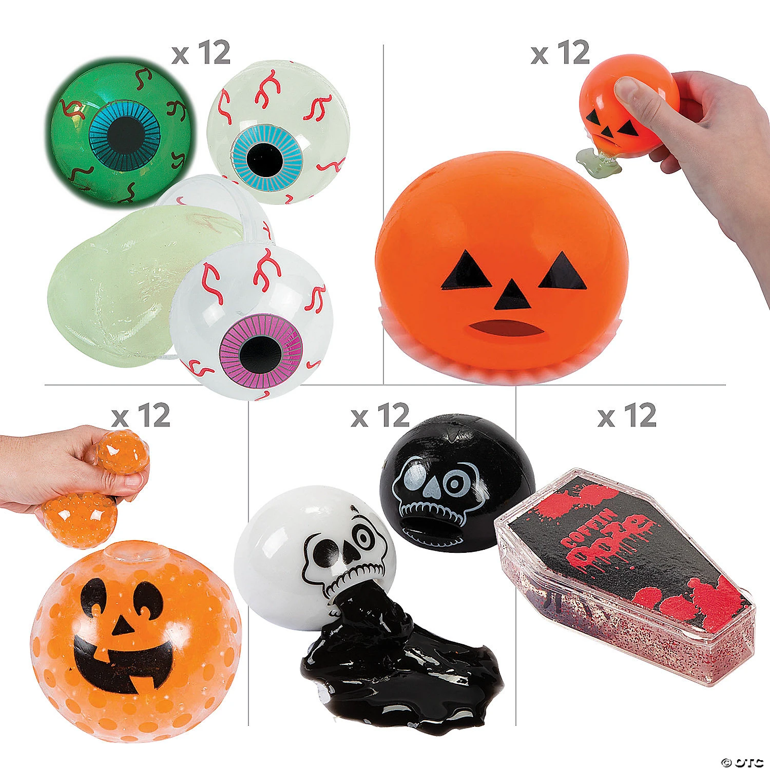 Halloween Sticky & Slime Giveaway Kit - 60 Pc. 4 Halloween Sticky & Slime Giveaway Kit - 60 Pc. - Image 2