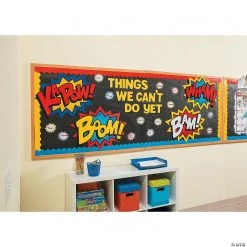 Jumbo Superhero Word Cutouts - 6 Pc. -Cheap Halloween decorations Store jumbo superhero word cutouts 6 pc 13603128 a05