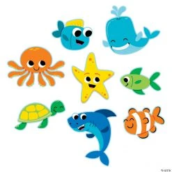 Jumbo Under the Sea Cutouts - 8 Pc.