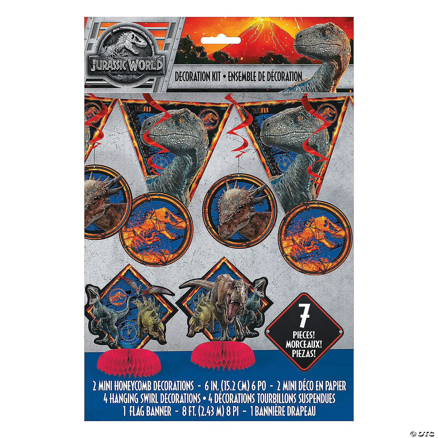 Jurassic World™ Table Decorating Kit - 7 Pc. 4 Jurassic World™ Table Decorating Kit - 7 Pc. - Image 2