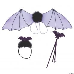 Kids’ Halloween Bat Accessory Set - 3 Pc. -Cheap Halloween decorations Store kids halloween bat accessory set 3 pc 13912304 a02