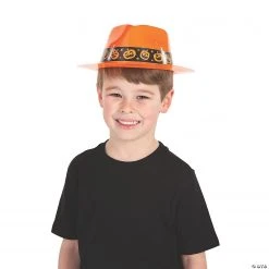 Kids’ Halloween Fedora Hats - 12 Pc. -Cheap Halloween decorations Store kids halloween fedora hats 12 pc 13952217 a01