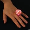 Kids' Light-Up Diamond-Shaped Rings - 12 Pc. -Cheap Halloween decorations Store kids light up diamond shaped rings 12 pc 24 2556