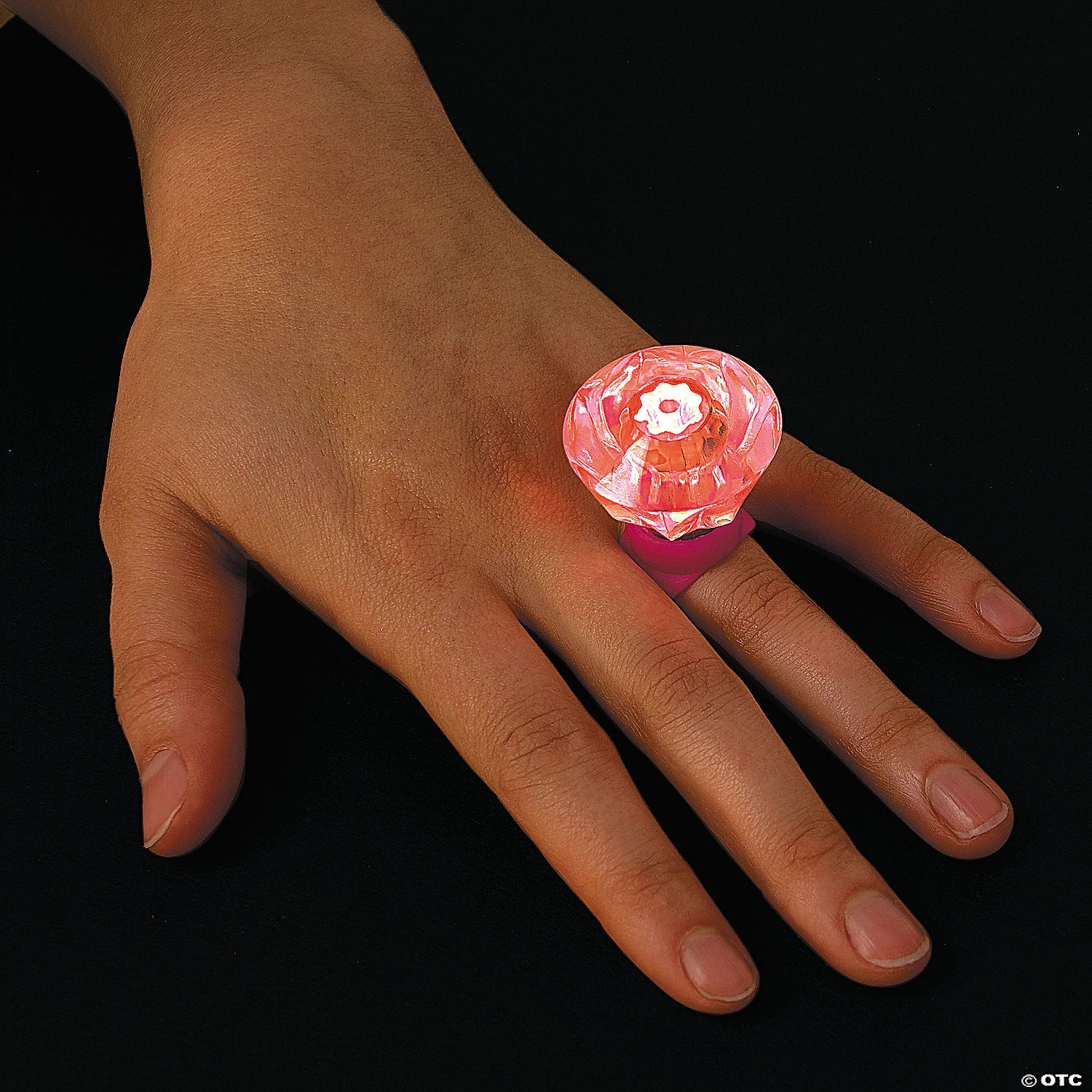 Kids' Light-Up Diamond-Shaped Rings - 12 Pc. 3 Kids' Light-Up Diamond-Shaped Rings - 12 Pc.