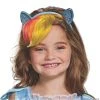 Kid's My Little Pony Rainbow Dash Headpiece with Hair -Cheap Halloween decorations Store kids my little pony rainbow dash headpiece with hairdg22847