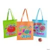 Large Truth & Treats Tote Bags - 12 Pc. -Cheap Halloween decorations Store large truth and treats tote bags 12 pc 25 6418