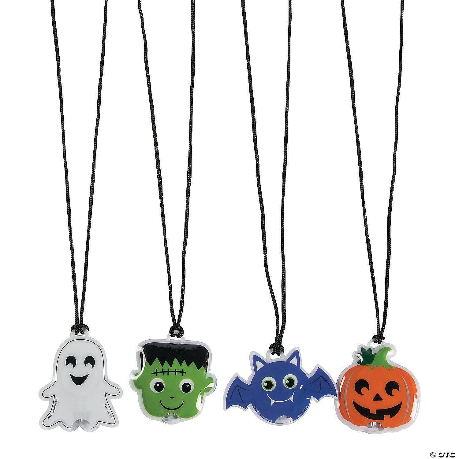 Light-Up Halloween Character Necklaces - 12 Pc. 4 Light-Up Halloween Character Necklaces - 12 Pc. - Image 2