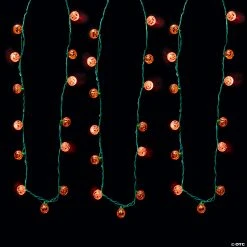 Light-Up Jack-o-Lantern Necklaces - 6 Pc.