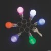 Light-Up Lightbulb Keychains - 12 Pc. 2 Light-Up Lightbulb Keychains - 12 Pc. -Cheap Halloween decorations Store light up lightbulb keychains 12 pc 13942481