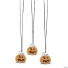 Light-Up Peanuts® Jack-O’-Lantern Necklaces - 12 Pc. 1 Light-Up Peanuts® Jack-O’-Lantern Necklaces - 12 Pc. -Cheap Halloween decorations Store light up peanuts sup sup jack o lantern necklaces 12 pc 13901837