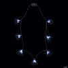 Light-Up Spider Necklaces - 6 Pc. -Cheap Halloween decorations Store light up spider necklaces 6 pc 14114110