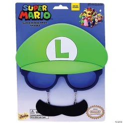 Mario Bros Luigi Glasses - 1 Pc.