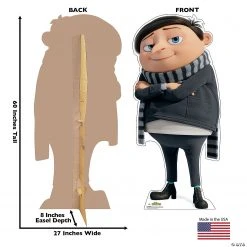 Minions™ Rise of Gru Young Gru Lifesize Cardboard Stand-Up -Cheap Halloween decorations Store minions rise of gru young gru lifesize cardboard stand up14151621 a01