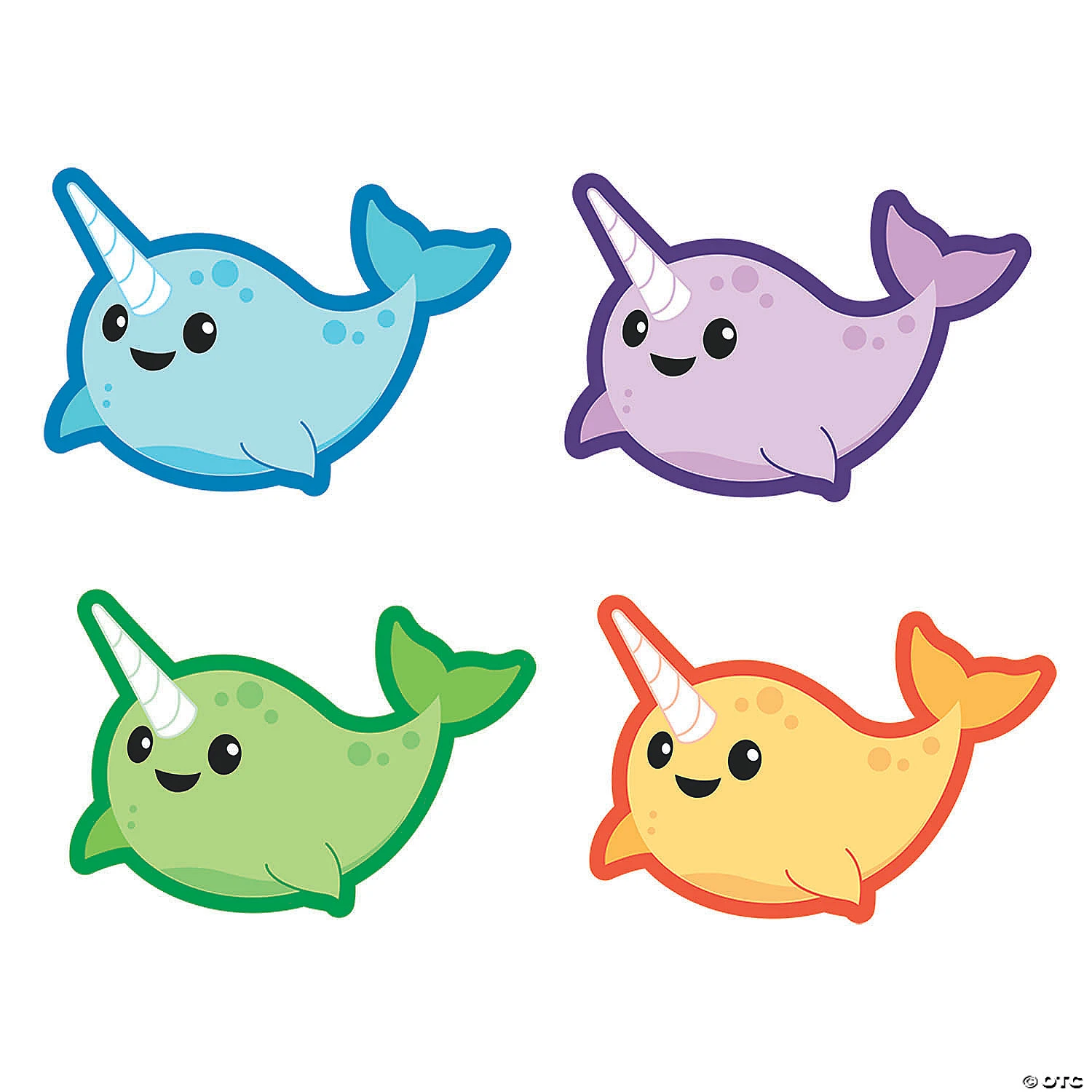 Narwhal Bulletin Board Cutouts 3 Narwhal Bulletin Board Cutouts