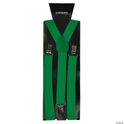 Neon Green Suspenders