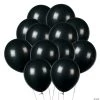 11" Latex Balloons - 24 Pc. -Cheap Halloween decorations Store onyx black 11 latex balloons 24 pc 17 112