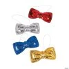 Oversized Metallic Plastic Bow Ties - 12 Pc. 2 Oversized Metallic Plastic Bow Ties - 12 Pc. -Cheap Halloween decorations Store oversized metallic plastic bow ties 12 pc 13687796