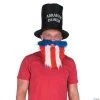 Patriotic Abe Lincoln Hat with Beard -Cheap Halloween decorations Store patriotic abe lincoln hat with beard13830955