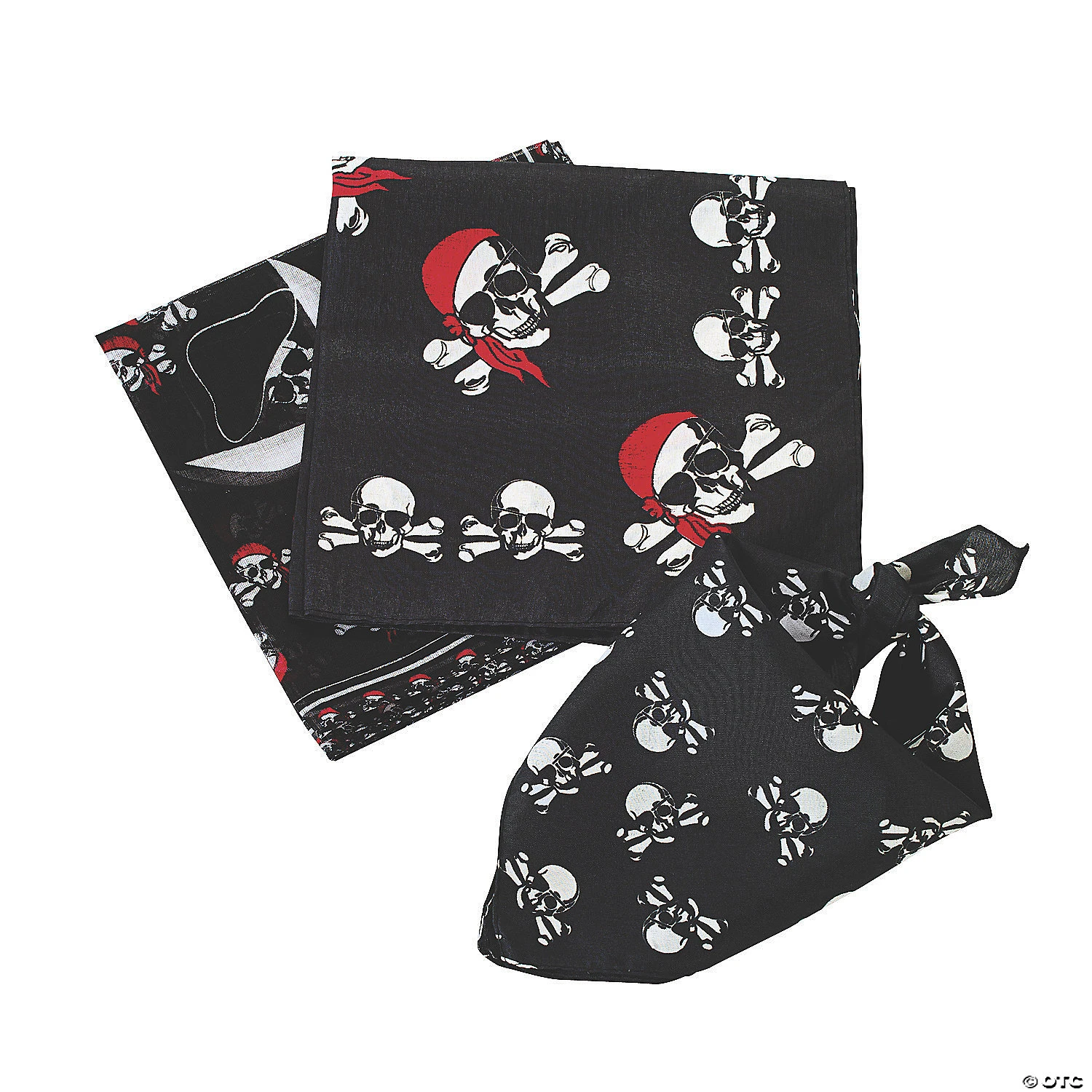 Pirate Bandanas - 12 Pc. 6 Pirate Bandanas - 12 Pc. - Image 4
