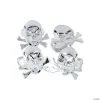 Pirate Skull Rings - 48 Pc. -Cheap Halloween decorations Store pirate skull rings 48 pc 42 4025b