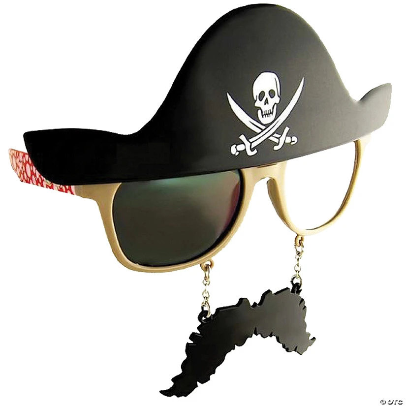 Pirate Sun-Staches® - 1 Pc. 3 Pirate Sun-Staches® - 1 Pc.