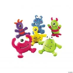 Plush Monsters - 12 Pc. -Cheap Halloween decorations Store plush monsters 12 pc 6 1385 k