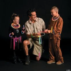 Premium Glow Necklace Assortment - 50 Pc. -Cheap Halloween decorations Store premium glow necklace assortment 50 pc 24 8102f a05