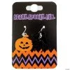 Pumpkin/ Cat Earrings Set -Cheap Halloween decorations Store pumpkin cat earrings setalhj2339