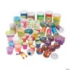 Putty & Slime Assortment - 50 Pc. -Cheap Halloween decorations Store putty and slime assortment 50 pc 13661080