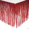 Metallic Fringe Plastic Table Skirt 1 Metallic Fringe Plastic Table Skirt -Cheap Halloween decorations Store red metallic fringe plastic table skirt4 6937