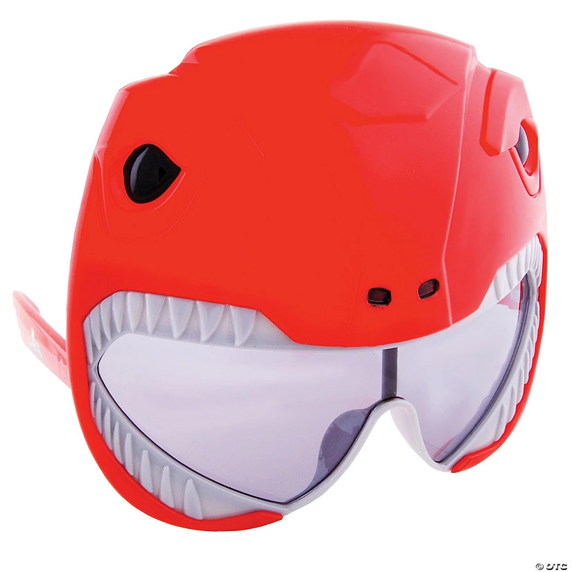 Red Power Ranger Sun-Staches® - 1 Pc. 3 Red Power Ranger Sun-Staches® - 1 Pc.